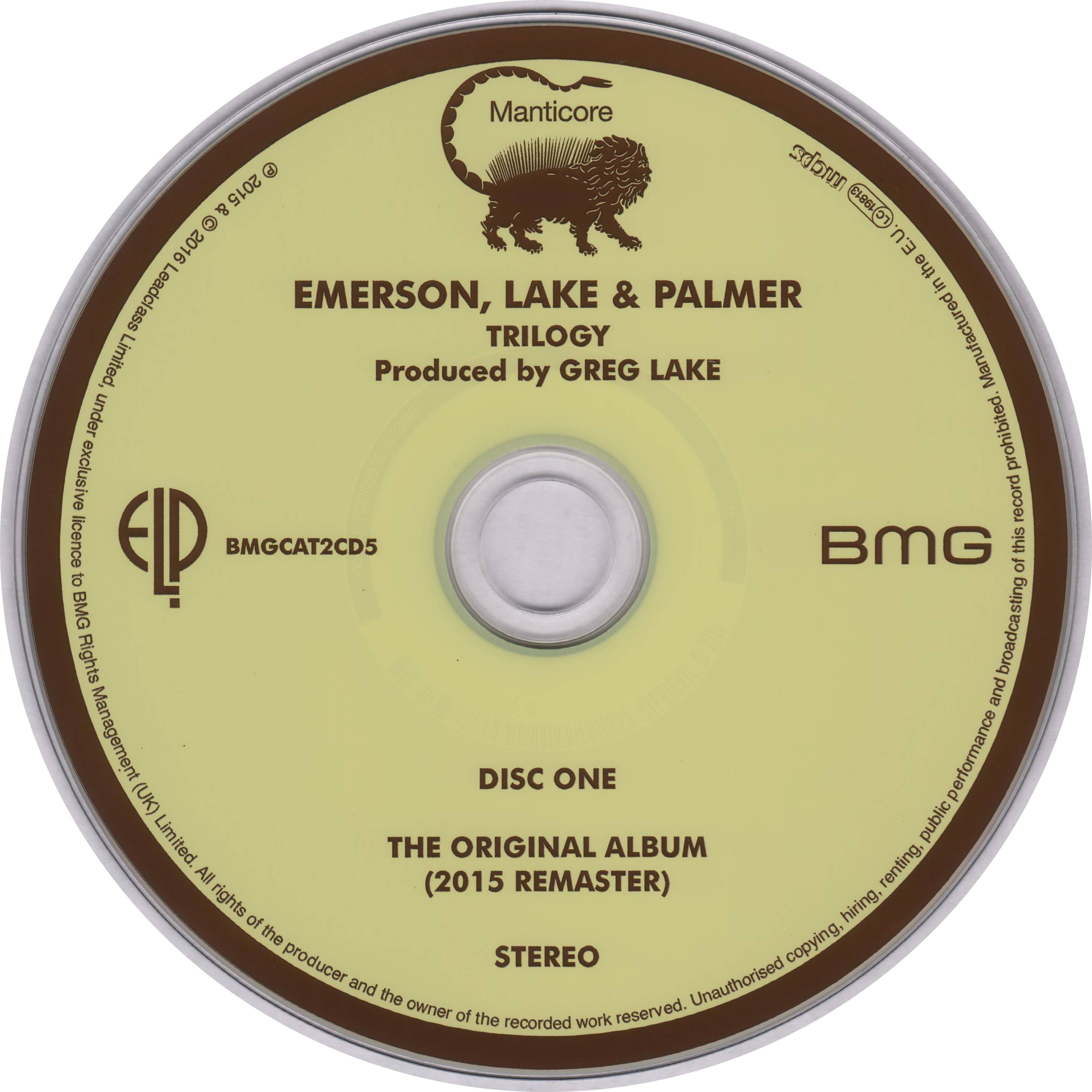 Emerson, Lake and Palmer Trilogy deluxe edition [cd1 eu]